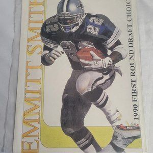 Emmitt Smith Dallas Cowboys 8" x 10" Beckett Inner Page Cover